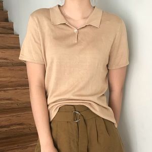 The Territory Ahead 100% silk polo